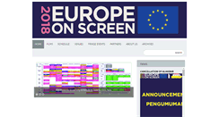 Desktop Screenshot of europeonscreen.org