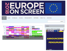 Tablet Screenshot of europeonscreen.org